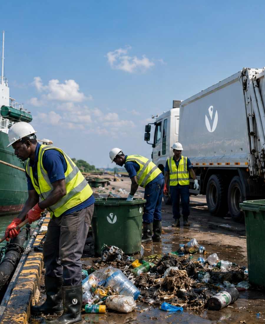 Garbage and marine waste removal